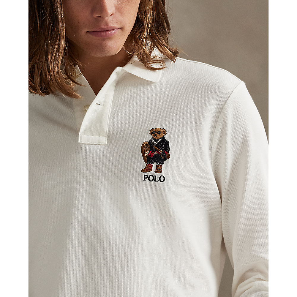 PRL Classic Fit Polo Bear Mesh Polo Shirt/Polo majica 710981793001