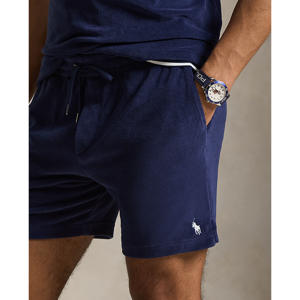 PRL 6-Inch Terry Drawstring Short/Bermude 710A12490002