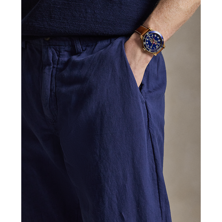 PRL Bedford Classic Fit Linen-Cotton Trouser/Hlače 710A13235002