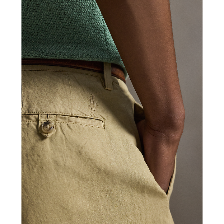 PRL Bedford Classic Fit Linen-Cotton Trouser/Hlače 710A13235005