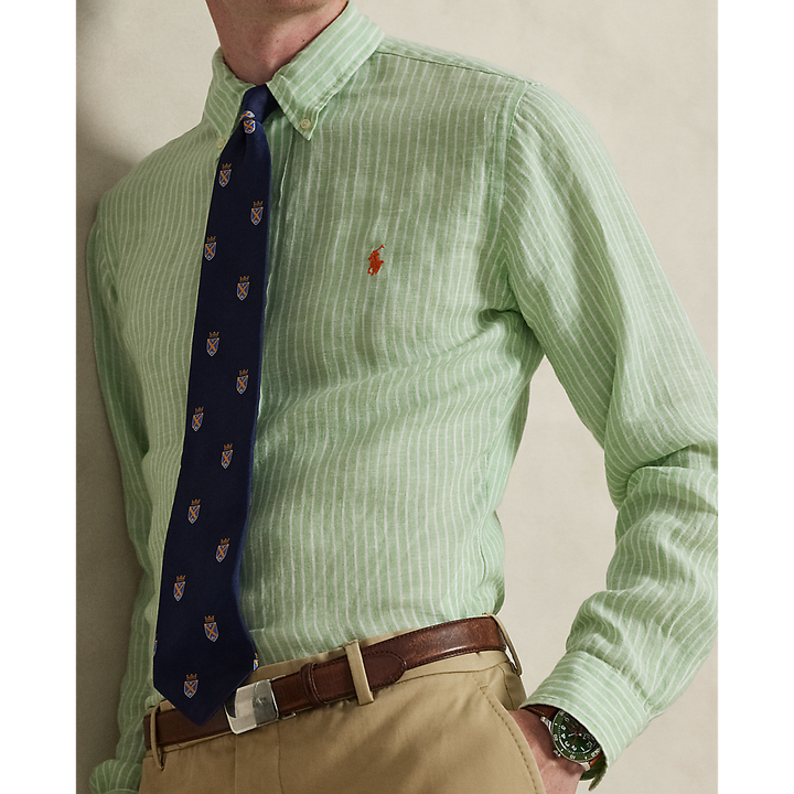 PRL Custom Fit Striped Linen Shirt/Košulja 710B15594007