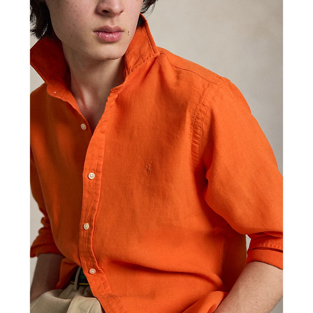 PRL Custom Fit Slub Linen Shirt/Košulja 710B15650003