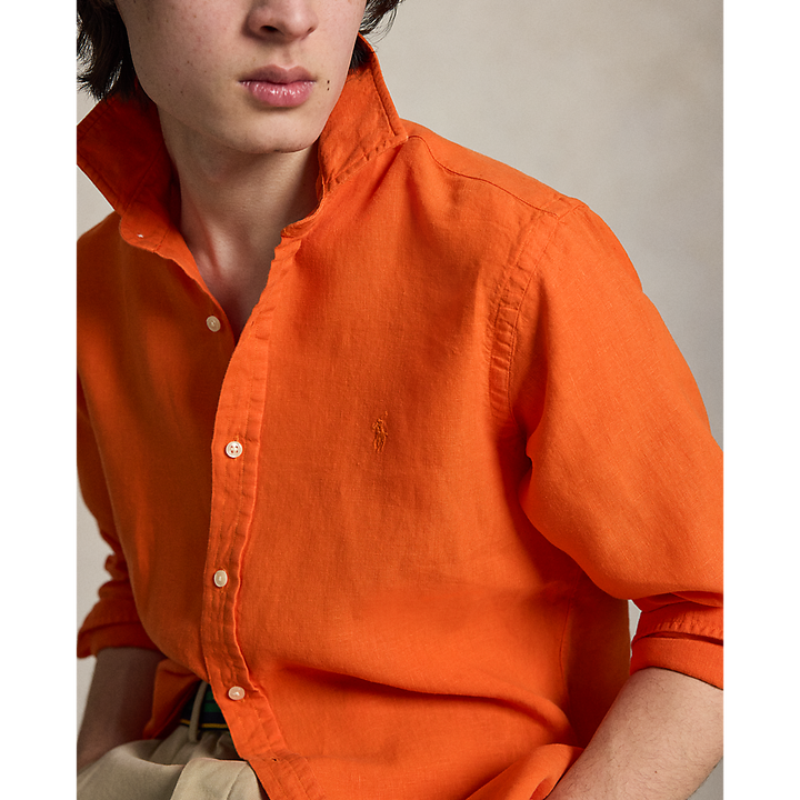 PRL Custom Fit Slub Linen Shirt/Košulja 710B15650003