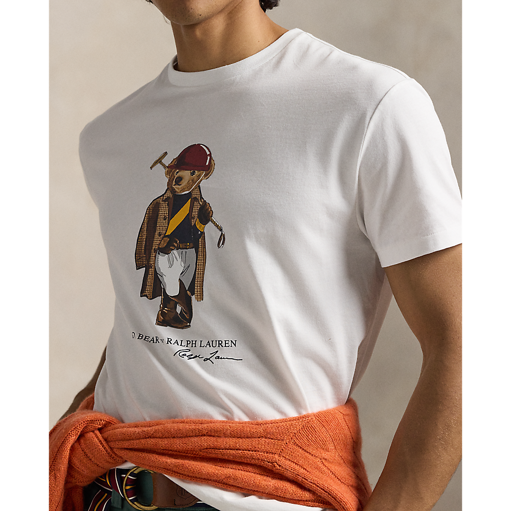 PRL Custom Slim Fit Polo Bear T-Shirt/Majica 710B16611001