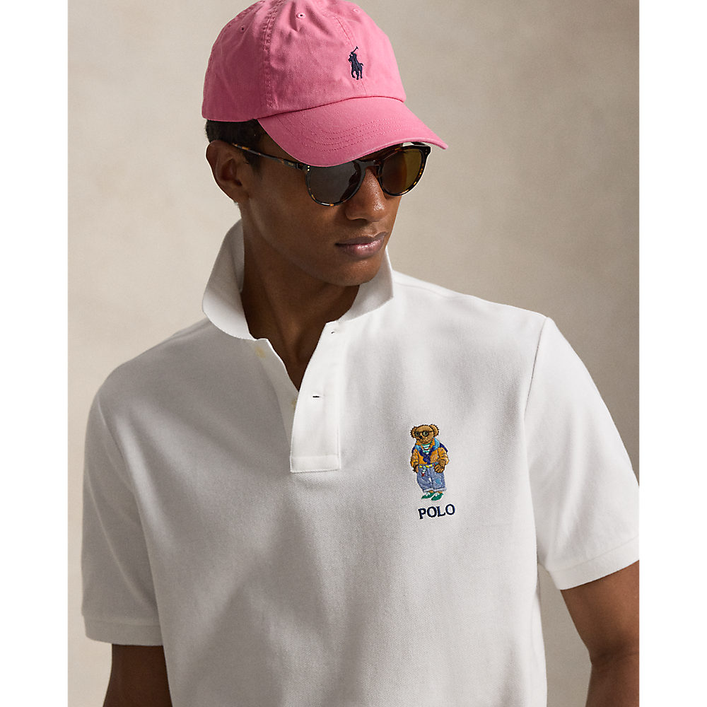 PRL Custom Slim Fit Polo Bear Mesh Polo/Polo majica 710B16617001