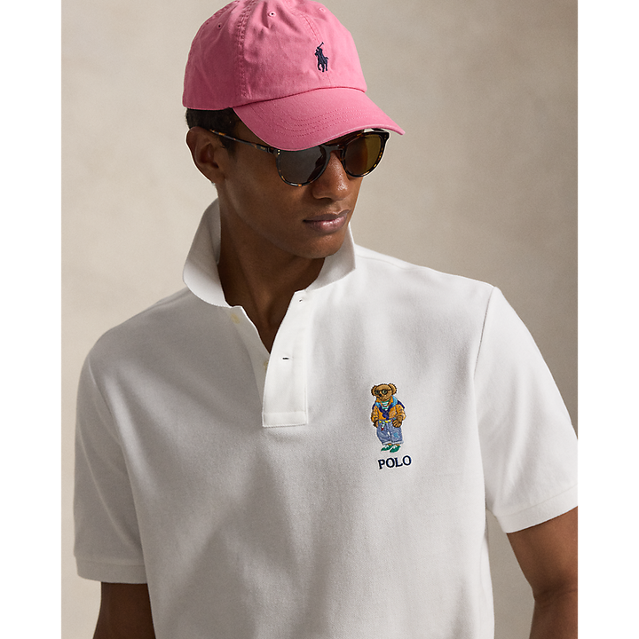 PRL Custom Slim Fit Polo Bear Mesh Polo/Polo majica 710B16617001