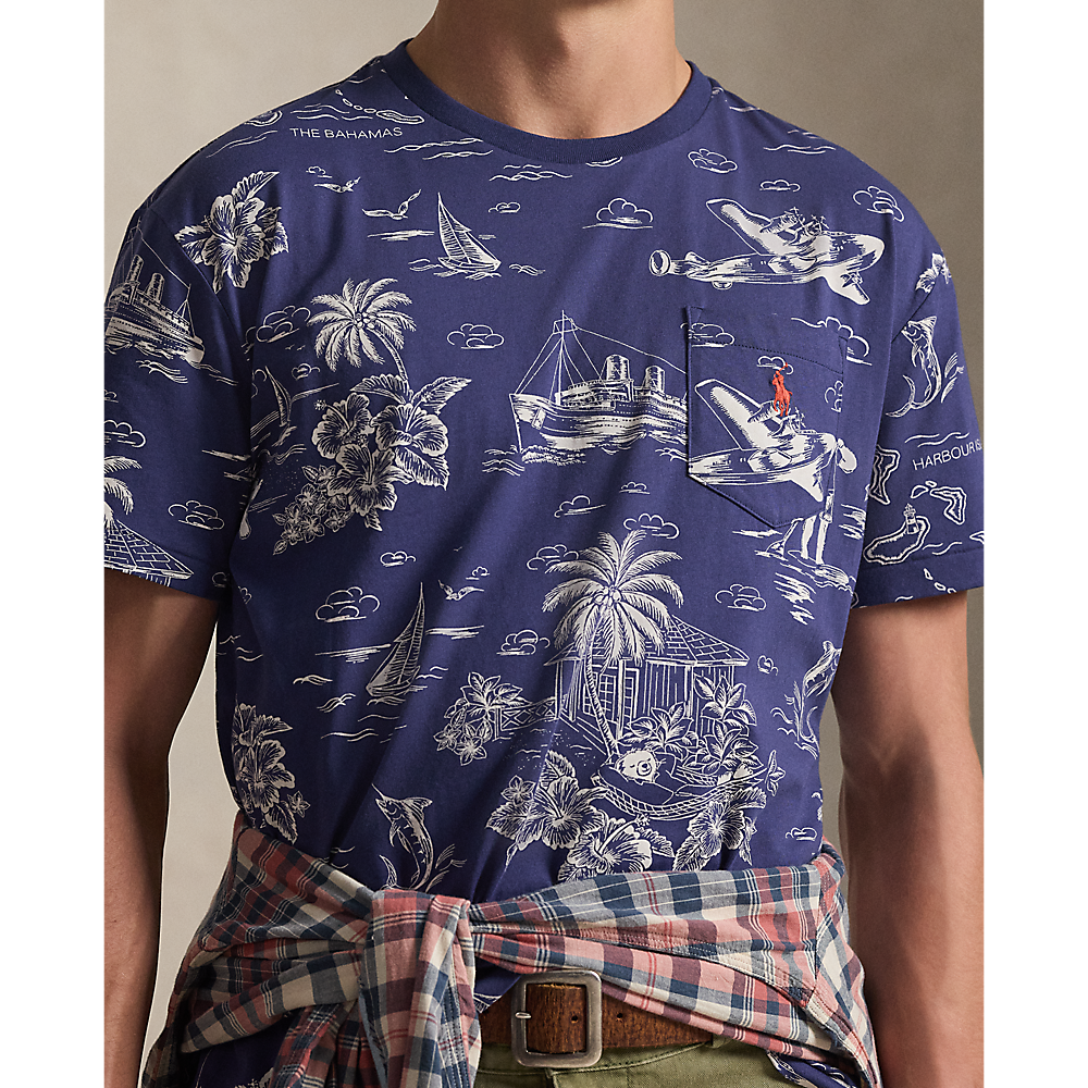 PRL Custom Slim Fit Polo Bear T-Shirt/Majica 710B16619001