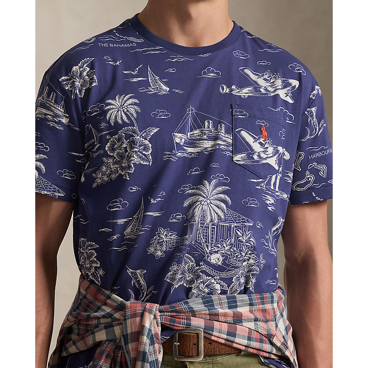 PRL Custom Slim Fit Polo Bear T-Shirt/Majica 710B16619001