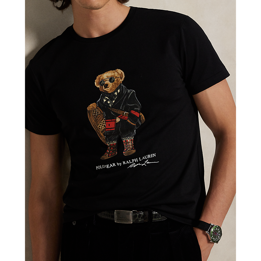 PRL Custom Slim Fit Polo Bear Jersey T-Shirt /Majica 710P00094001