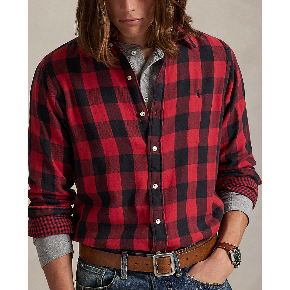 PRL Custom Fit Plaid Double-Faced Shirt/ Košulja 710P00517001