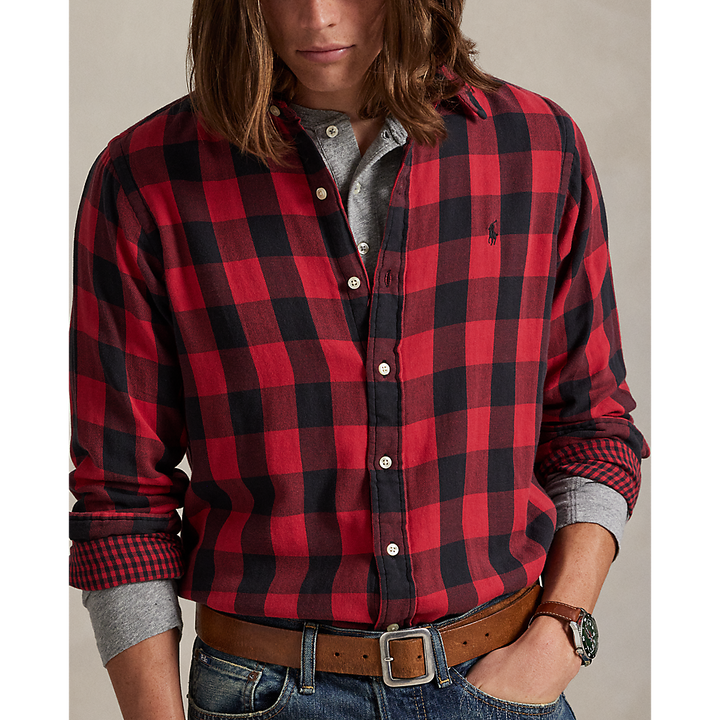 PRL Custom Fit Plaid Double-Faced Shirt/ Košulja 710P00517001