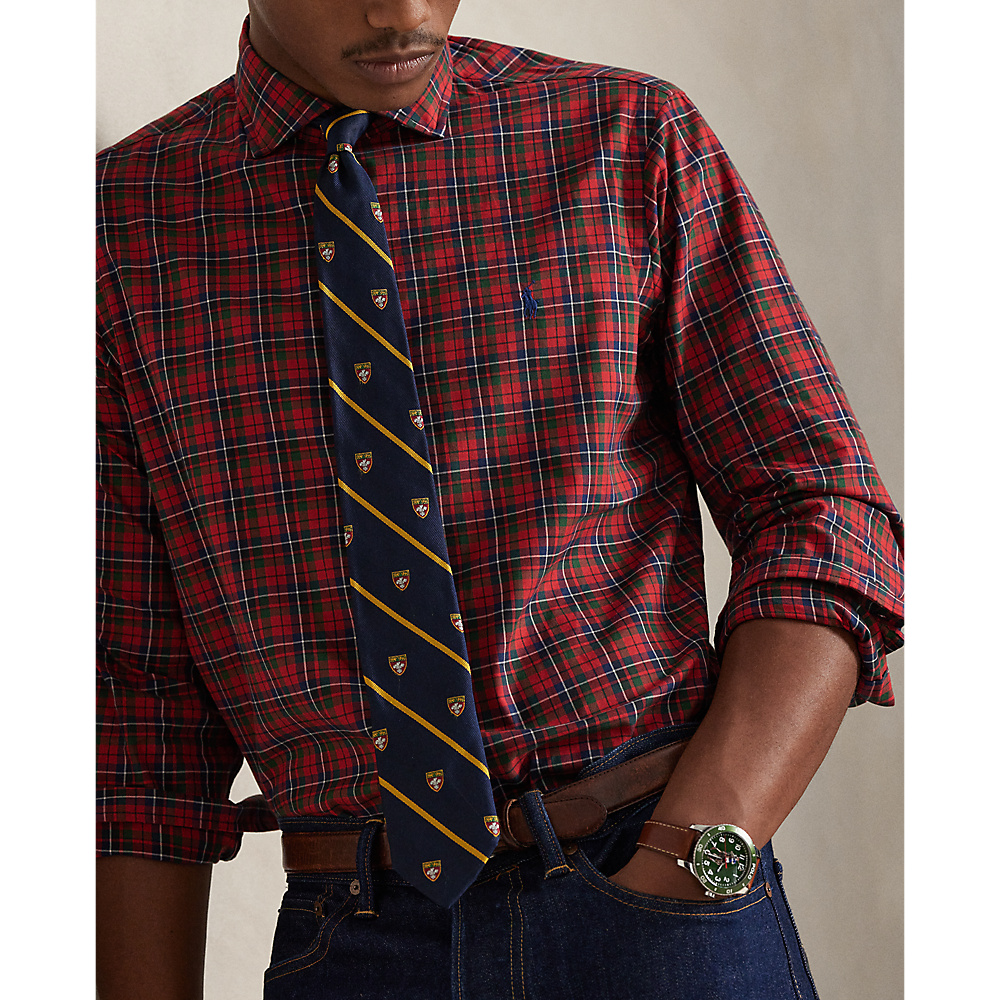 PRL  Custom Fit Plaid Twill Shirt/Košulja 710P01445001