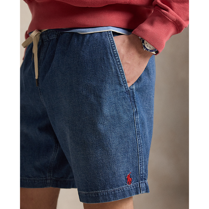 PRL 8-Inch Polo Prepster Denim Short/Bermude 710P02689001