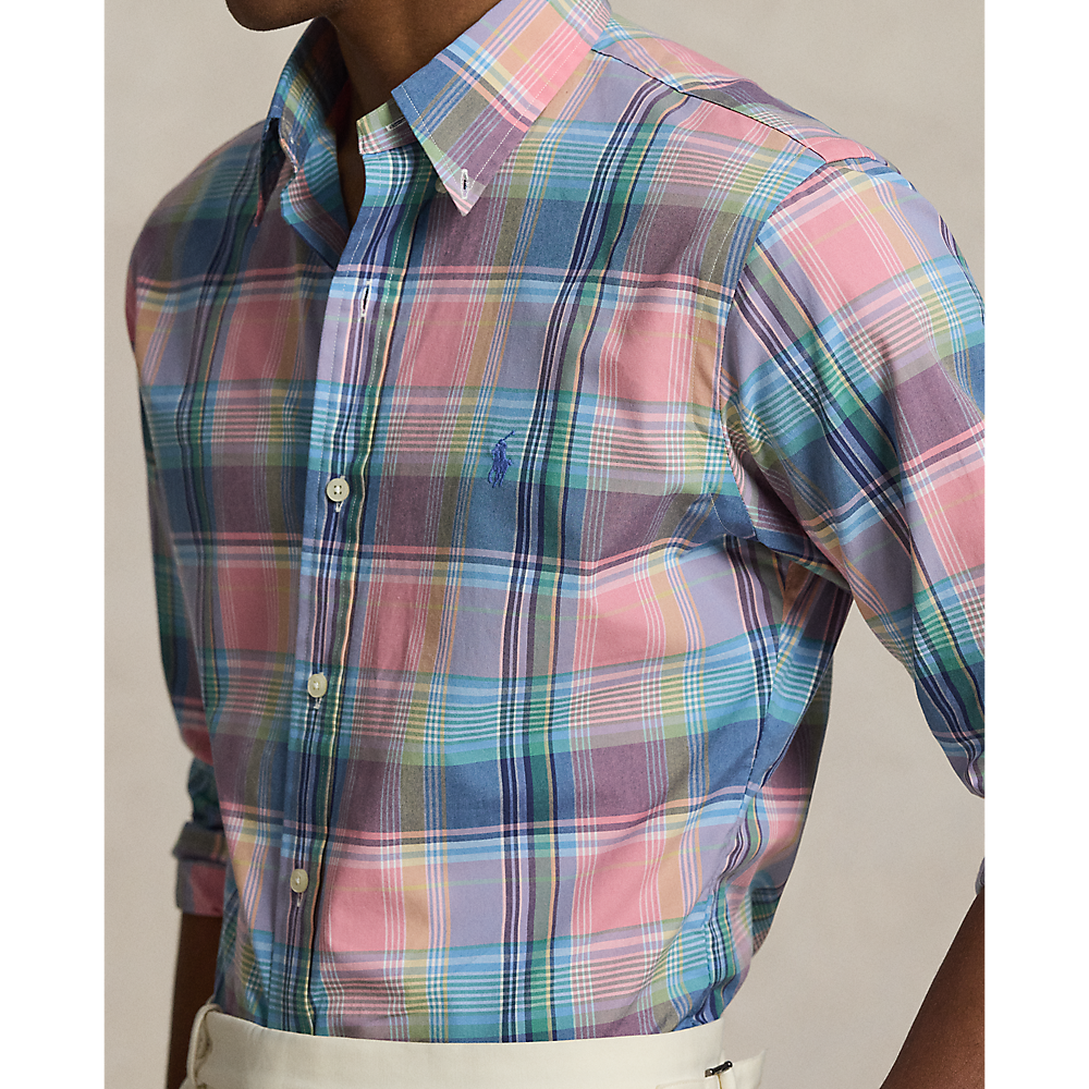 PRL Custom Fit Plaid Poplin Shirt/Košulja 710P06020006