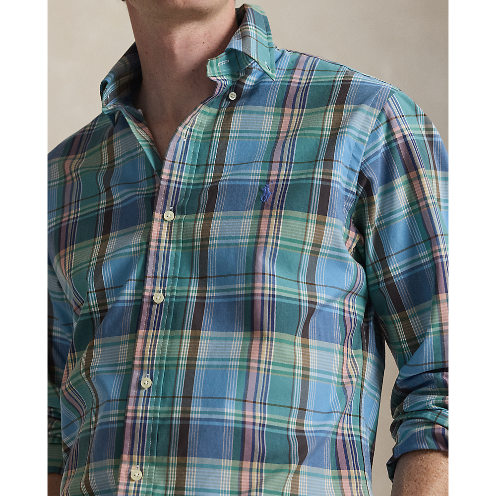 PRL Custom Fit Plaid Poplin Shirt/Košulja 710P06020007