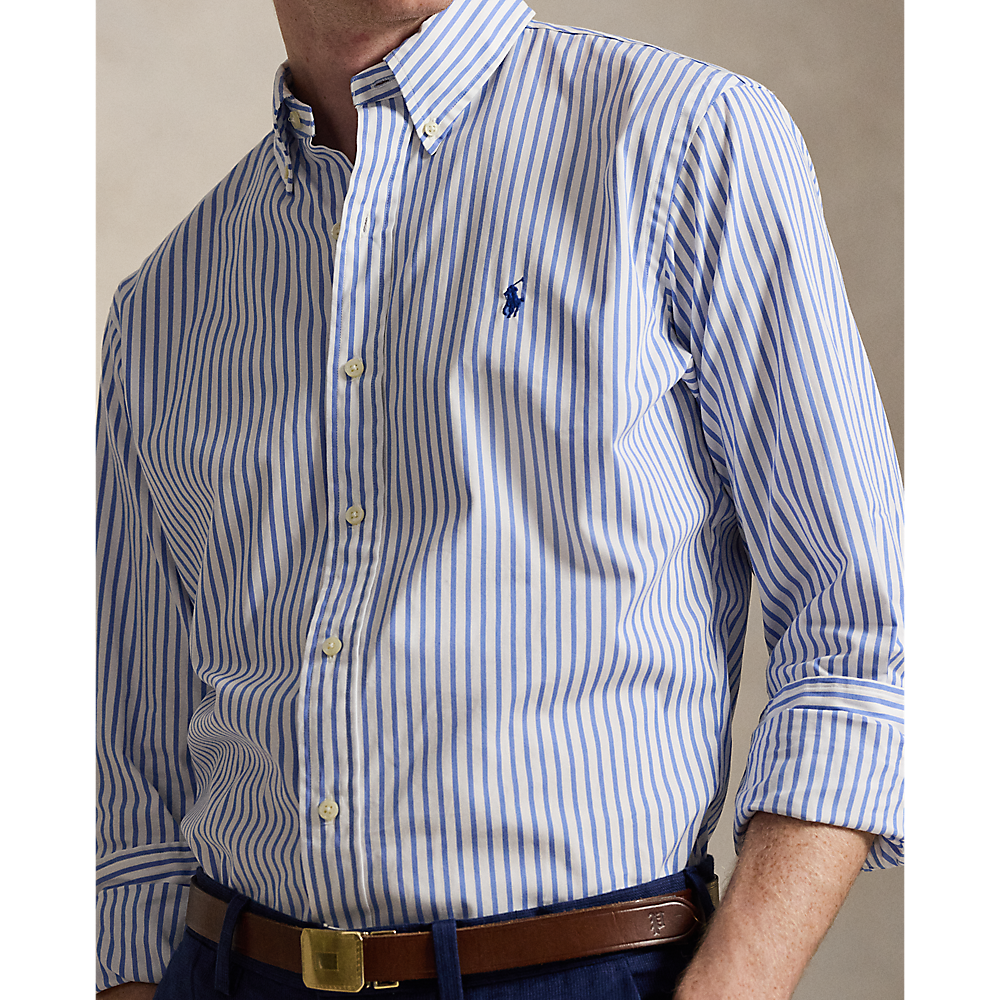 PRL Custom Fit Striped Poplin Shirt/Košulja 710P07019001