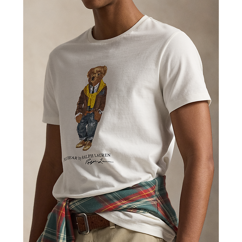 PRL Custom Slim Fit Polo Bear Jersey T-Shirt/Majica 710P07346001