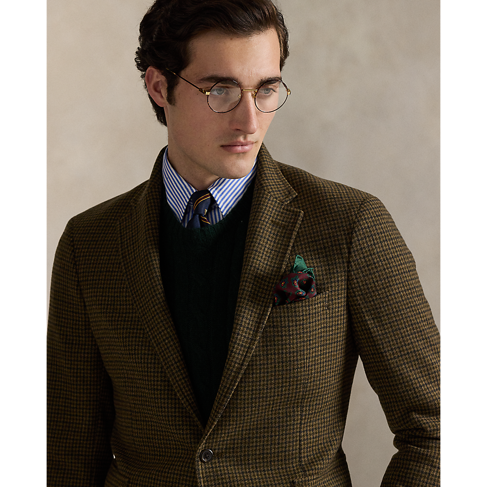 PRL Polo Modern Plaid Wool-Blend Sport Coat/ Sako 715980008001