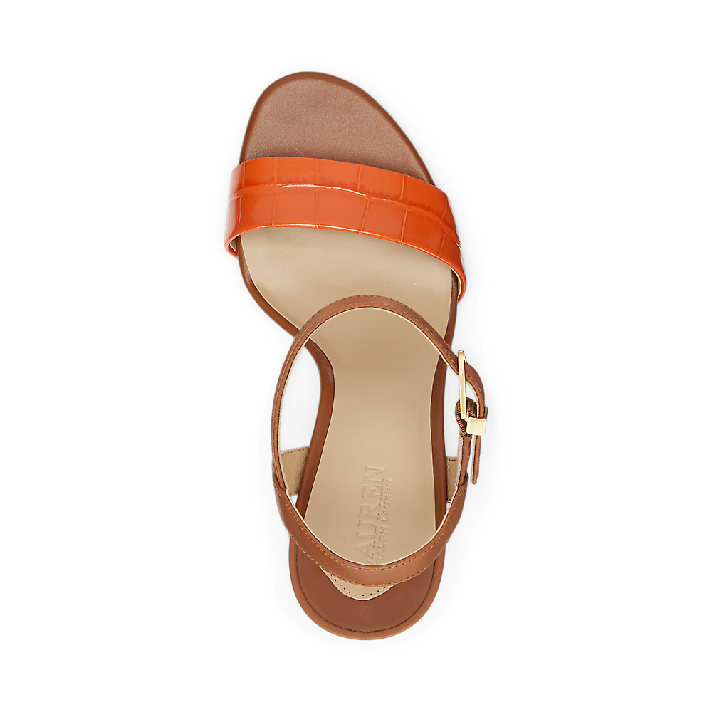 LRL Gwen Two-Tone Leather Sandal/Sandale 802962183001