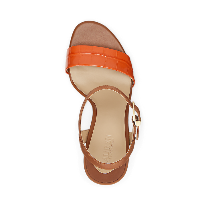 LRL Gwen Two-Tone Leather Sandal/Sandale 802962183001