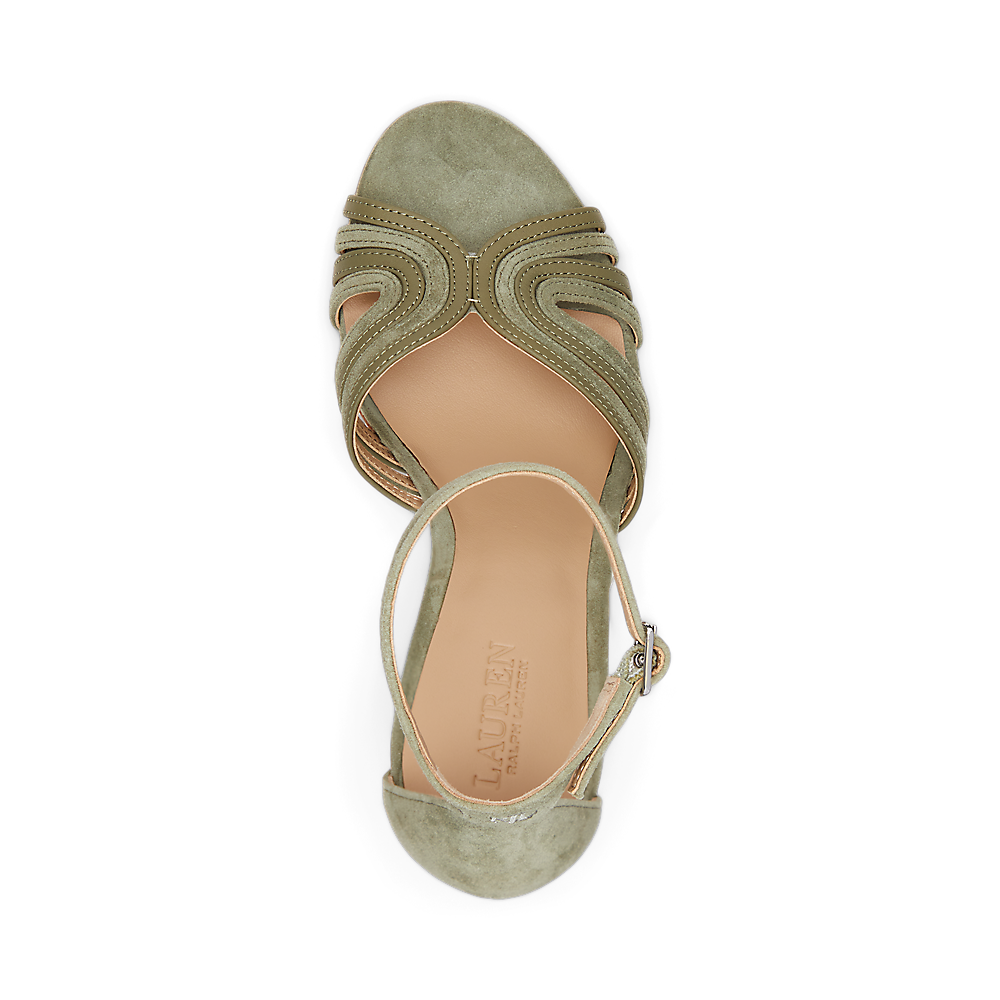 LRL Allie Suede &amp; Leather Multistrap Sandal/Sandale 802966856002