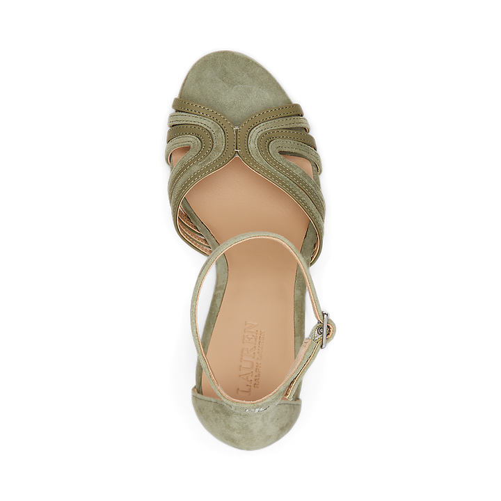 LRL Allie Suede &amp; Leather Multistrap Sandal/Sandale 802966856002