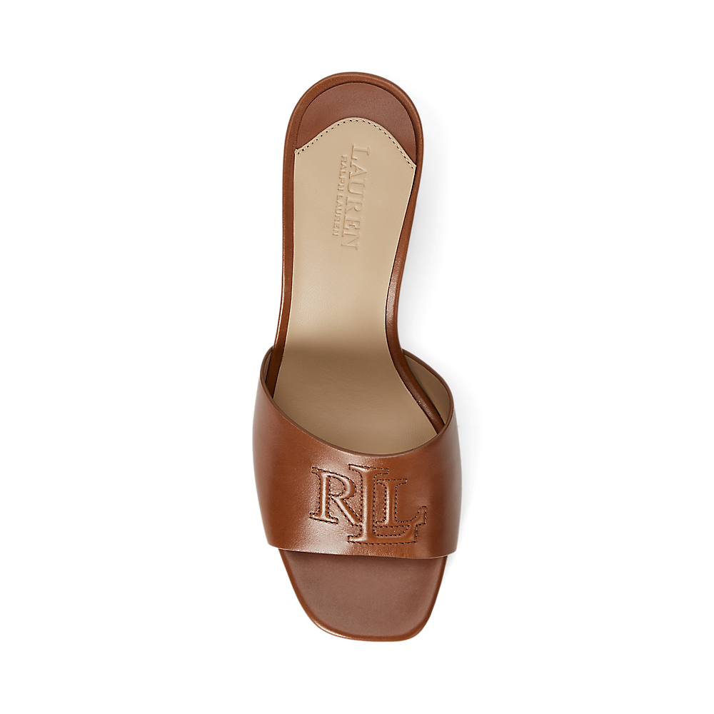 LRL Everley Block-Heel Calfskin Sandal/Sandale 802974364002