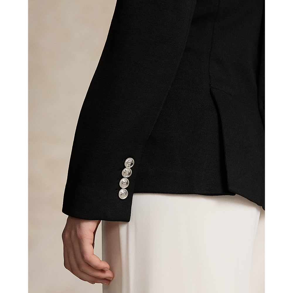 PRL Double-Breasted Knit Blazer/Sako 211910134002