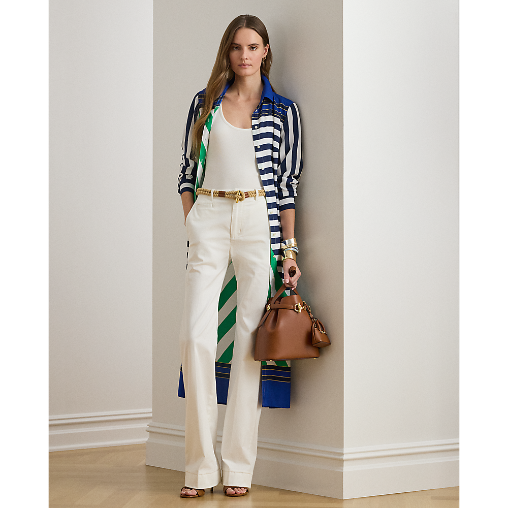 LRL Striped Crepe Shirtdress/Haljina 200P03700001