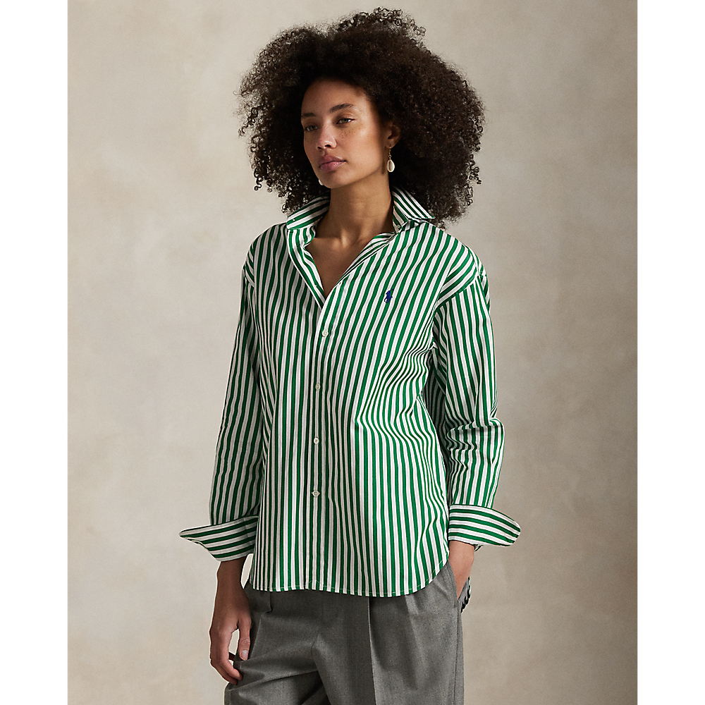 PRL Relaxed Fit Striped Cotton Shirt/Košulja 211910743029