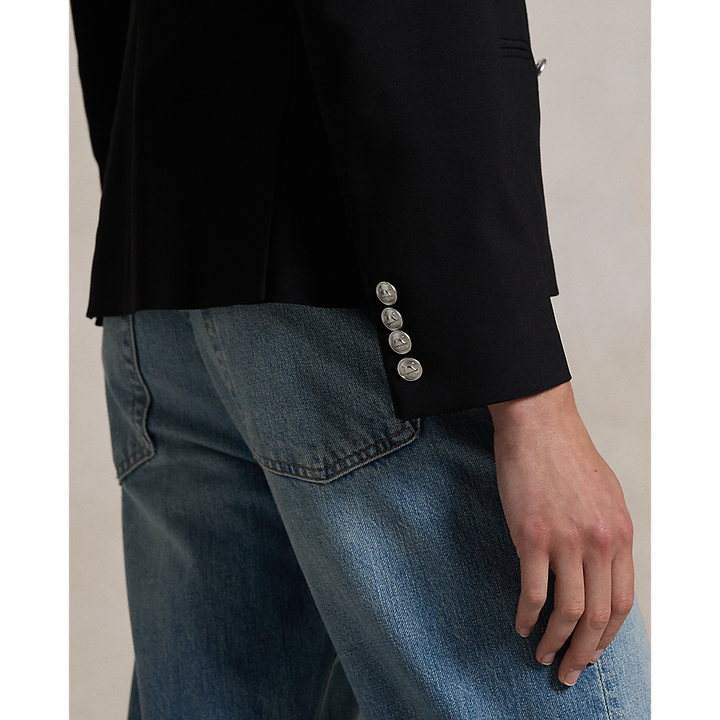 PRL Double-Breasted Stretch-Wool Blazer/Sako 211952571001