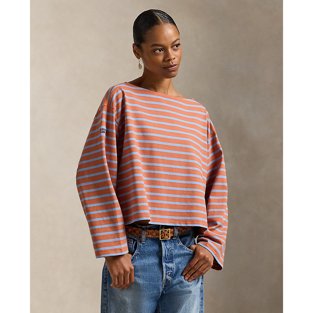 PRL Striped Boatneck Mariner Tee/Majica 211959103501