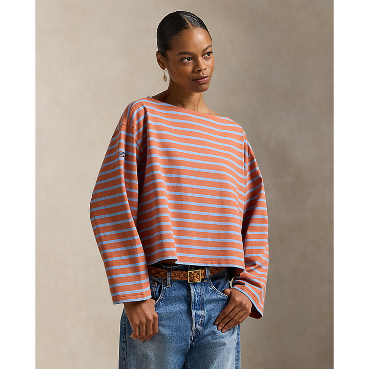 PRL Striped Boatneck Mariner Tee/Majica 211959103501