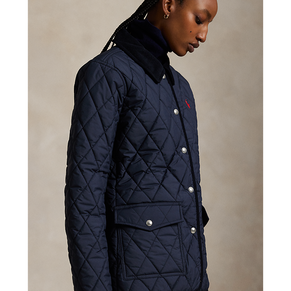 PRL Corduroy-Trim Quilted Barn Jacket/Jakna 211965336002