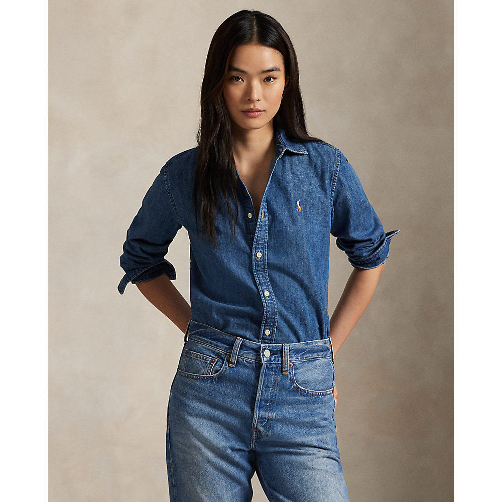 PRL Slim Fit Denim Shirt/Košulja 211969458001