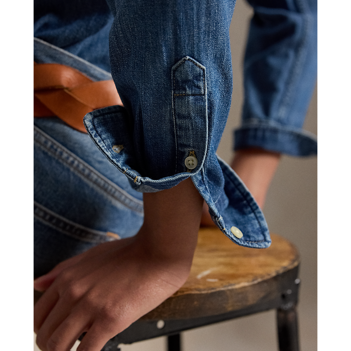 PRL Slim Fit Denim Shirt/Košulja 211969458001