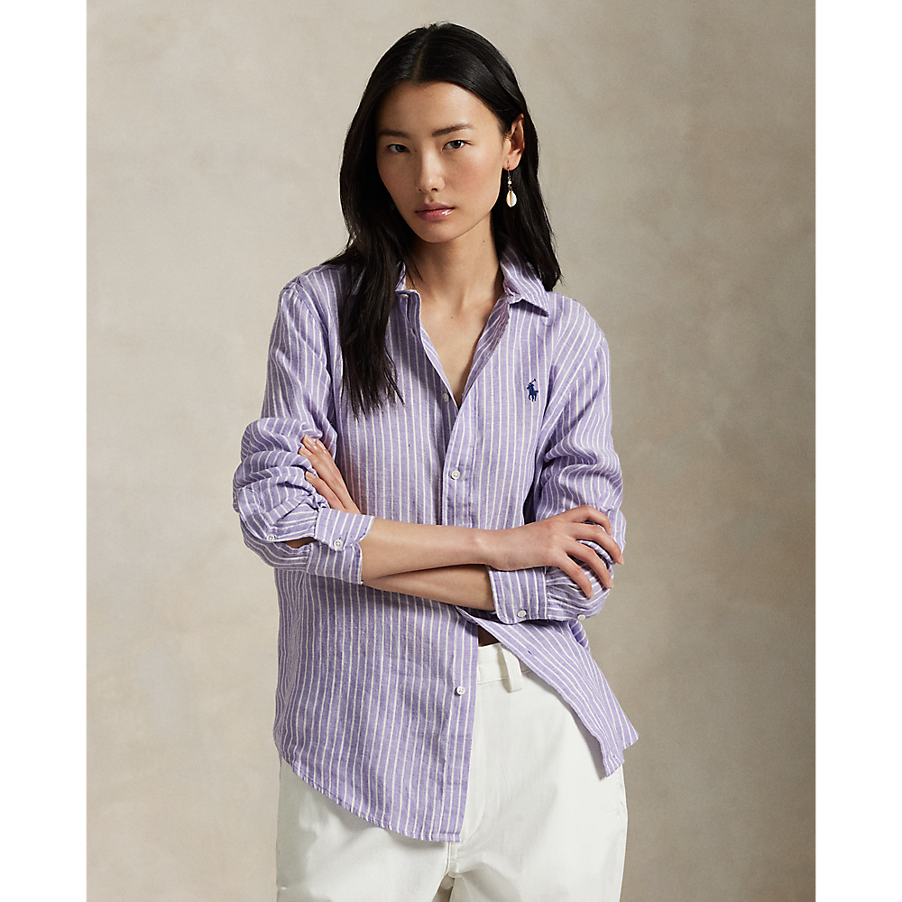 PRL Classic Fit Striped Linen Shirt/Košulja 211970691002