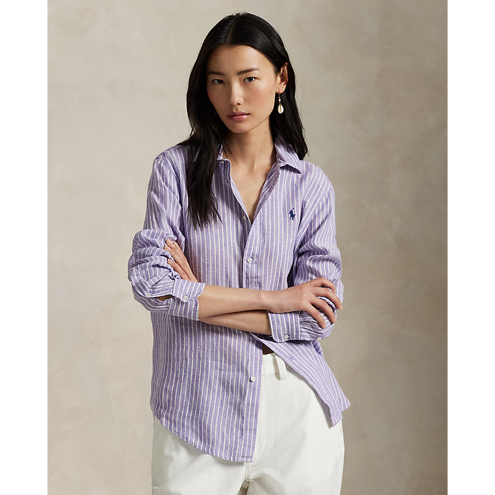 PRL Classic Fit Striped Linen Shirt/Košulja 211970691002