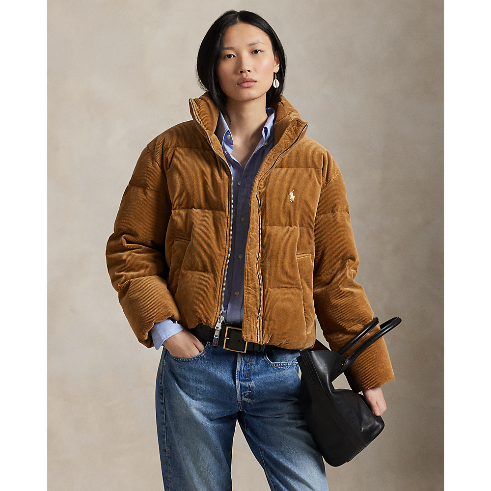 PRL Quilted Corduroy Down Jacket/Jakna 211971178002