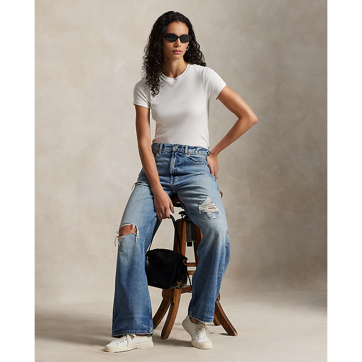 PRL Relaxed Wide-Leg Jean/Traperice 211971223001