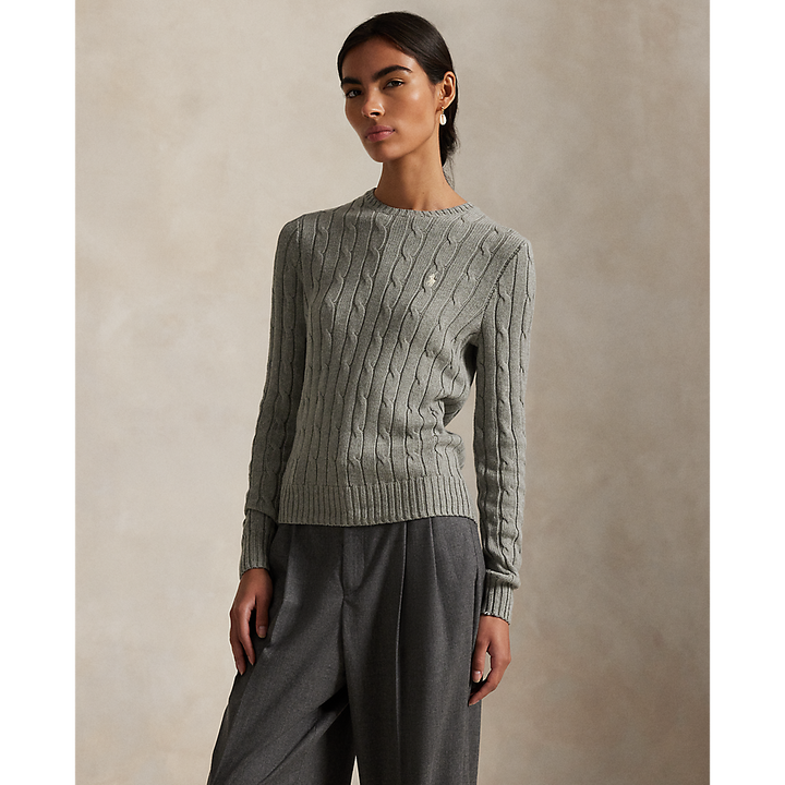 PRL Cable-Knit Cotton Crewneck Sweater/Pulover 211971795001