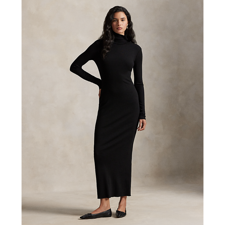 PRL Ribbed Turtleneck Dress/ Haljina 211978153001