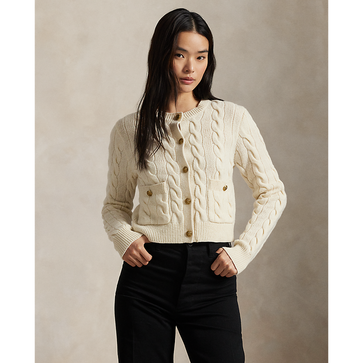 PRL Cable Wool-Cashmere Cardigan/Pulover 211978312500