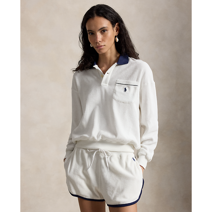 PRL Terry Long-Sleeve Polo Shirt/Polo majica 211A12737002