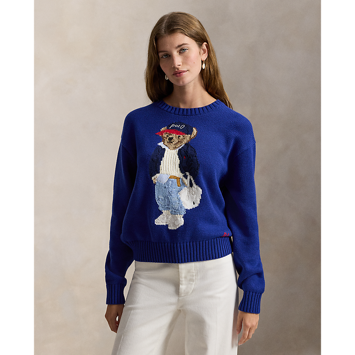 PRL Polo Bear Cotton Crewneck Jumper/Pulover 211A96238001