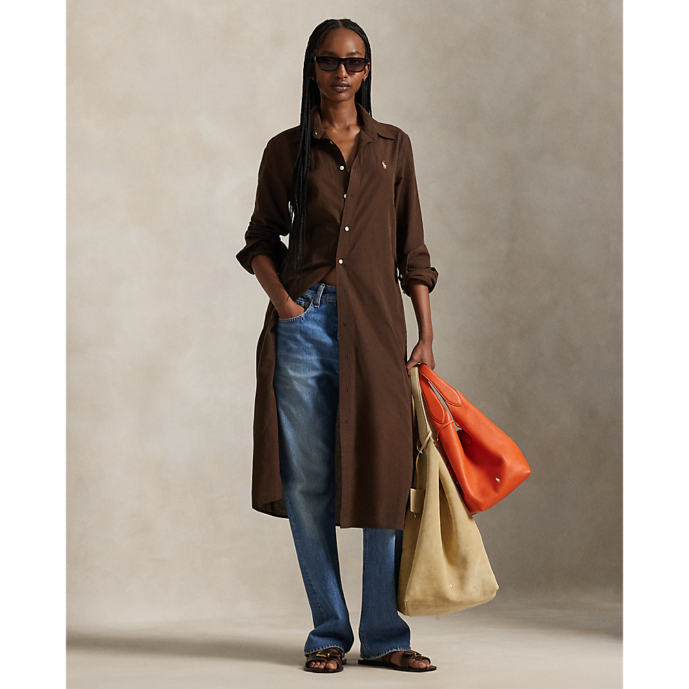 PRL Cotton-Linen Belted Shirtdress/Haljina 211A96346003