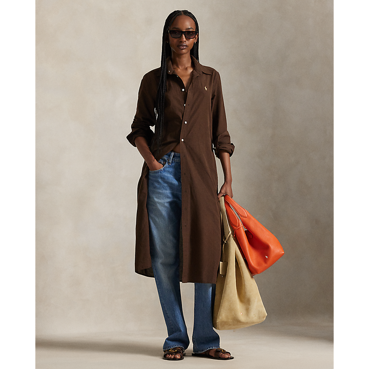 PRL Cotton-Linen Belted Shirtdress/Haljina 211A96346003