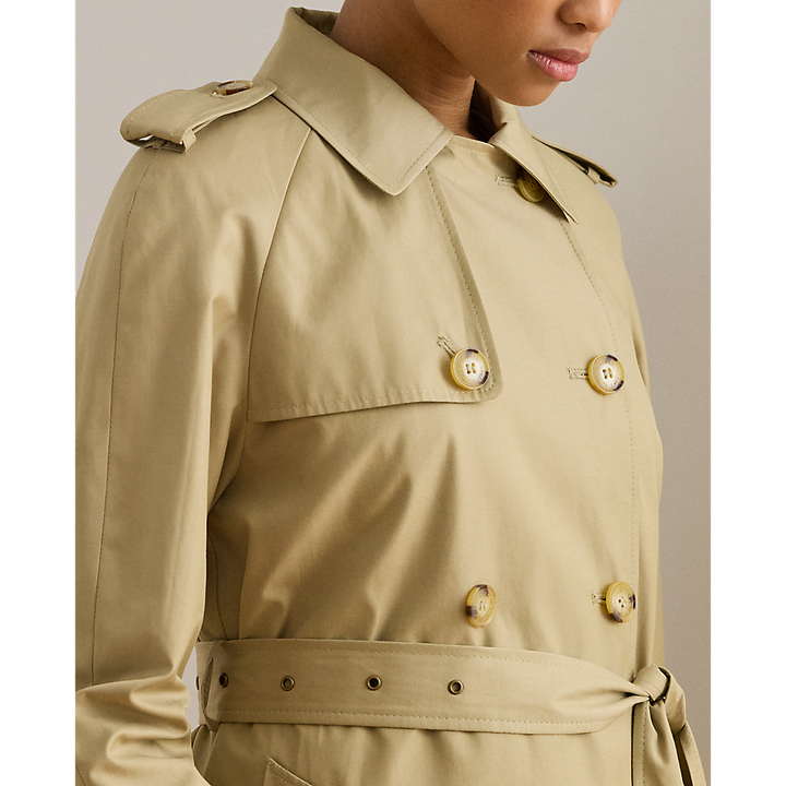 LRL Double-Breasted Belted Trench Coat/Baloner 297951259003