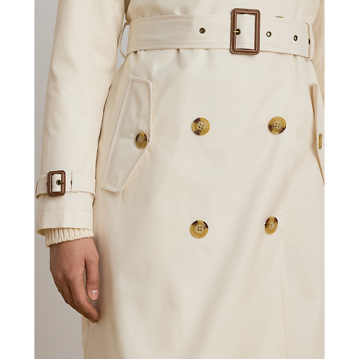 LRL Double-Breasted Cotton-Blend Trench Coat/Baloner 297967122005