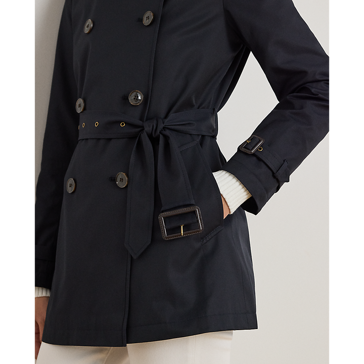 LRL Double-Breasted Cotton-Blend Trench Coat/Baloner 297967126004